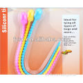 silicone reusable tie wrap